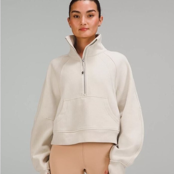 lululemon athletica Jackets & Blazers - Lululemon scuba oversized half zip hoodie size S/M